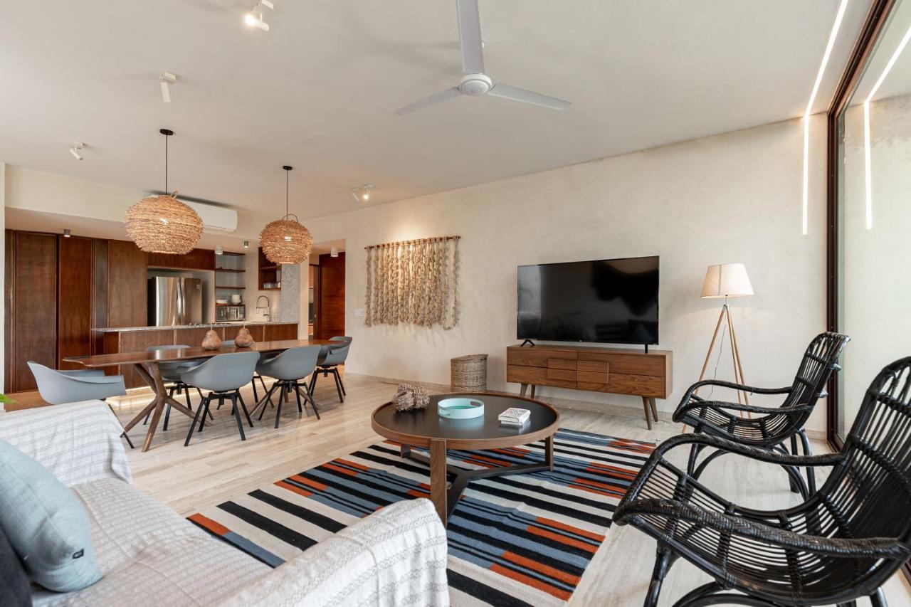 308-303 Beautiful Apartments With 3 Bedrooms Tulum Exterior foto